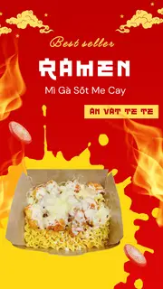 Hình ảnh (Mì-Phở-Miến) Gà Me Cay Phô Mai
