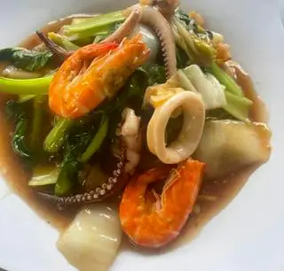 Hình ảnh hủ tiếu xào hải sản 