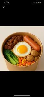 Hình ảnh Mì Trộn Indomie - Trứng+xúc xích+Đậu hủ phô mai