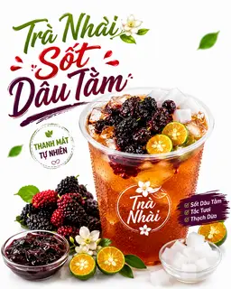Hình ảnh Trà nhài sốt dâu tằm (Nên Thử)