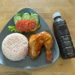 Hình ảnh Cơm Gà Xối Mỡ+ Nước
