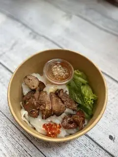 Hình ảnh Bánh Ướt Thịt Nướng Mật Ong Đặc Biệt