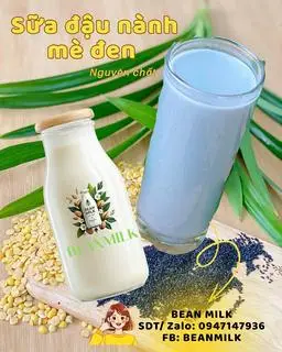 Hình ảnh Sữa đậu nành-mè đen