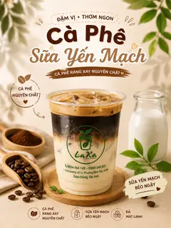 Hình ảnh Cà phê sữa yến mạch