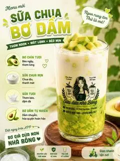 Hình ảnh Sữa chua bơ dầm