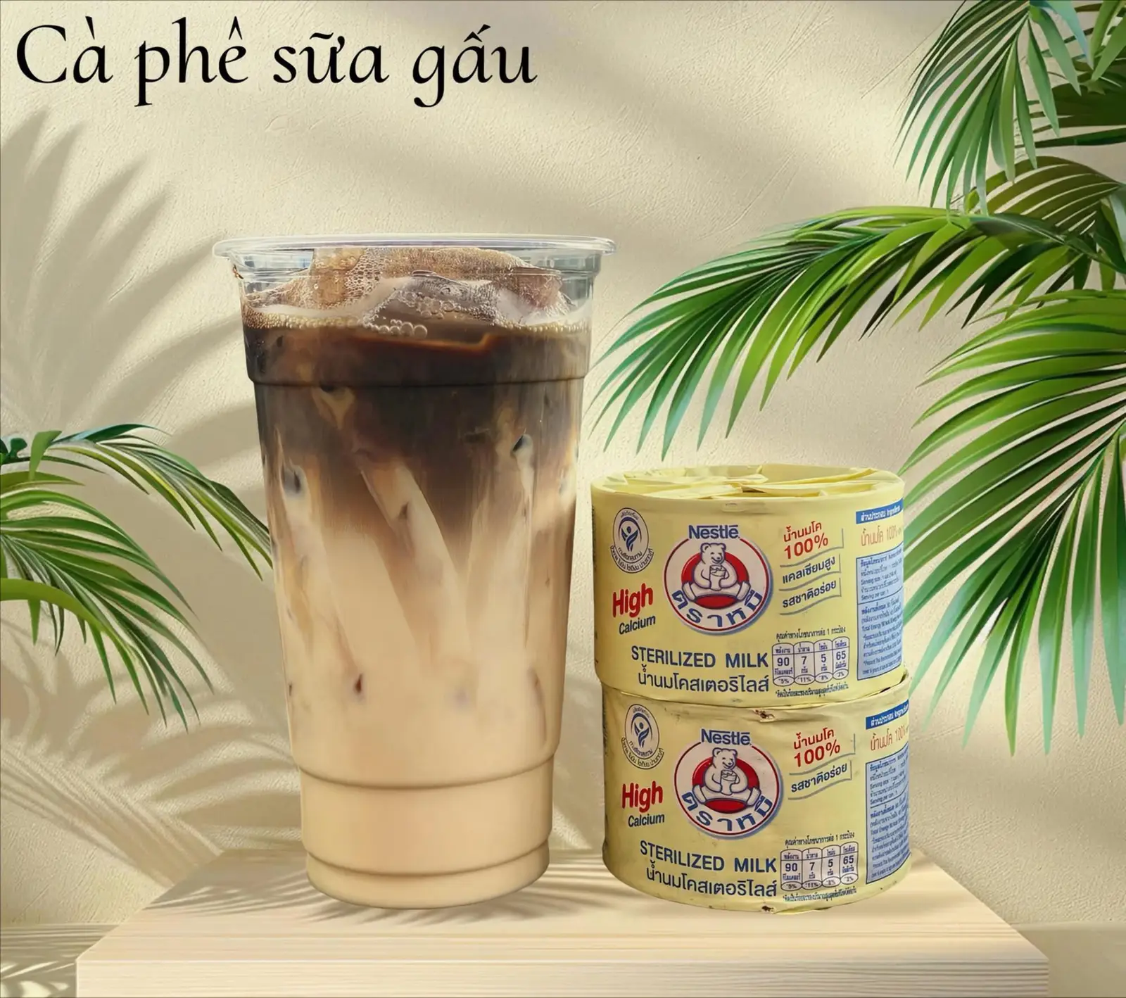 Hình ảnh Cafe sữa gấu