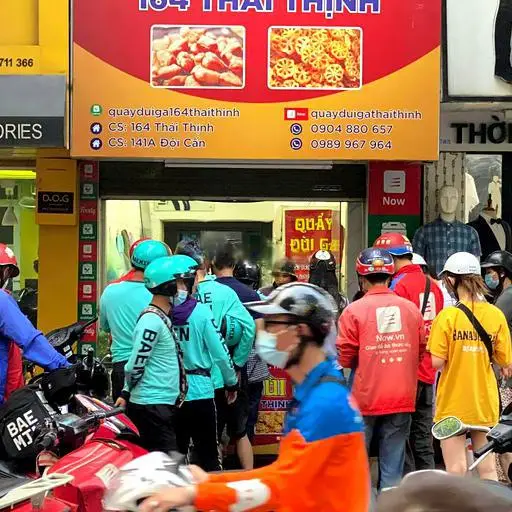 Hình ảnh Quẩy Đùi Gà Túi 100 Chiếc