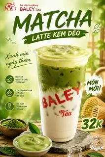 Hình ảnh Matcha Latte Kem Dẻo