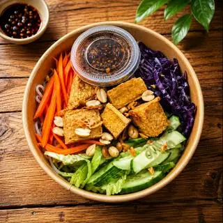 Hình ảnh Bún trộn đậu hủ