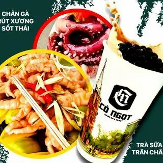 Hình ảnh Combo Chân Gà/Râu Tuộc Sốt Thái (Phần Lớn) - 1 ly Trà