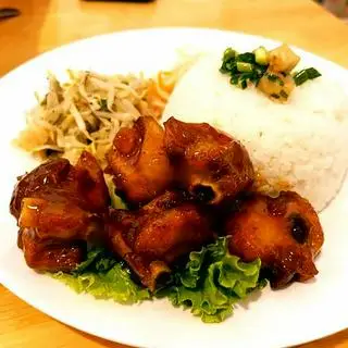 Hình ảnh Cơm sườn non sốt chua ngọt