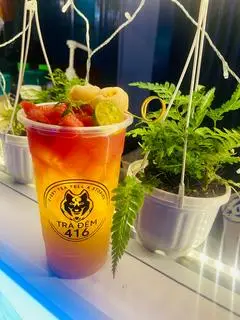 Hình ảnh Trà Dưa Hấu Vải Thiều