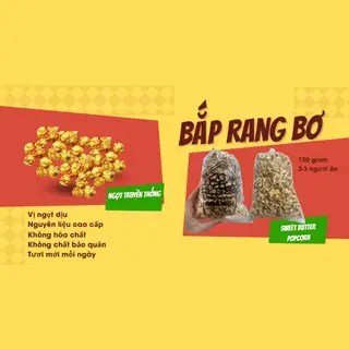 Hình ảnh Bắp rang bơ vị truyền thống - ngọt dịu