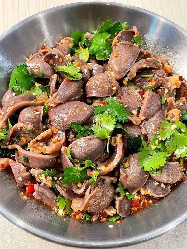 Hình ảnh Mề gà sốt thái