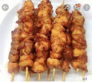 Hình ảnh gà xiên que