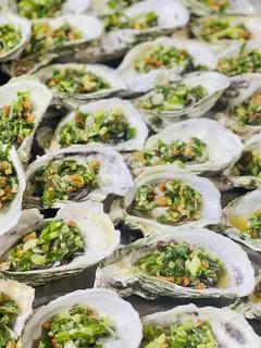 Hình ảnh Hàu nướng mỡ hành
