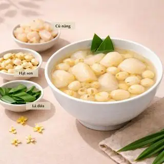 Hình ảnh Chè hạt sen củ năng 