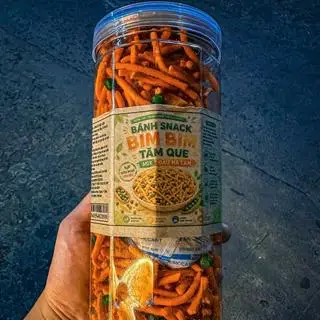 Hình ảnh Bánh Snack Tăm Que Mix Đậu Hà Lan 500g