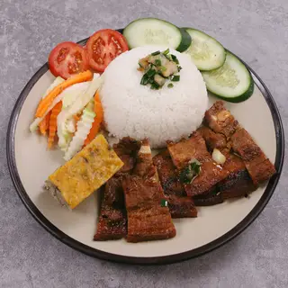 Hình ảnh Cơm tấm ba chỉ chả