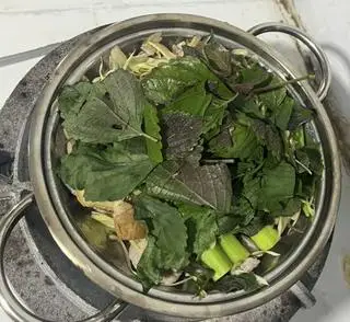 Hình ảnh Dê hấp tía tô