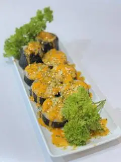 Hình ảnh Kimbap Sốt Phô Mai Kéo Sợi