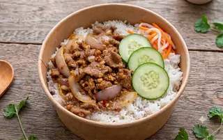 Hình ảnh Cơm Thịt Xào