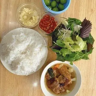 Hình ảnh Bún chả thịt nướng