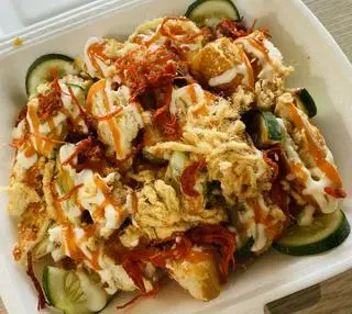 Hình ảnh Bánh mì nướng sốt ớt