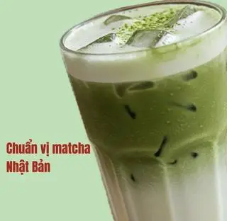 Hình ảnh Matcha latte kem muối