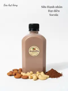 Hình ảnh Sữa Hạnh nhân - Hạt điều - Socola