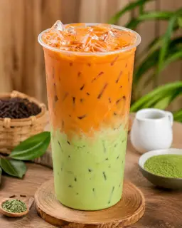 Hình ảnh Hồng Trà Thái Xanh
