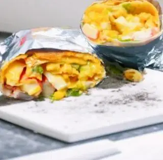 Hình ảnh Tacos thanh cua phô mai bắp