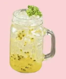 Hình ảnh nước dừa hạt chia chanh dây