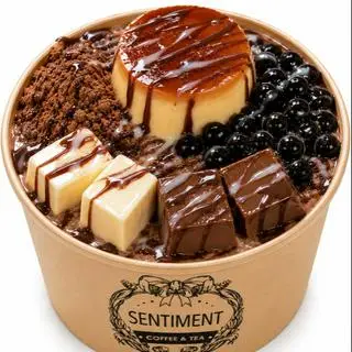 Hình ảnh Milo Dầm Bánh Flan Nhỏ