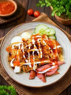 Hình ảnh Bánh mì muối ớt kem trứng full topping - size lớn (2 bánh)