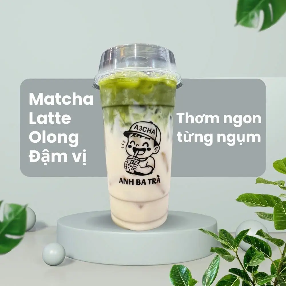 Hình ảnh Matcha Olong Latte Đặc biệt - Size L