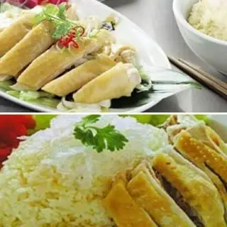 Hình ảnh Phần Cơm gà + gỏi nhỏ chua ngọt