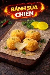 Hình ảnh Bánh Sữa Tươi Chiên