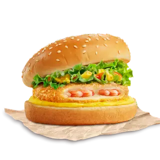 Hình ảnh Burger Tôm + Gà Nguyên Chất - Ahy 201 Tân Hoà Đông