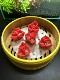 Hình ảnh Dimsum há cảo hoa hồng