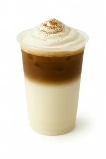 Hình ảnh Houjicha latte kem muối/kem mè đen