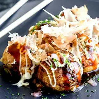 Hình ảnh Takoyaki nhân móng tay 5 viên - Takoyaki nhân móng tay 5 viên