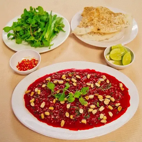 Hình ảnh TIẾT CANH THỎ