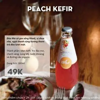 Hình ảnh Peach Kefir soda