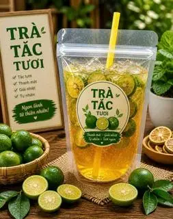 Hình ảnh Trà tắc tươi túi zip