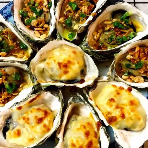 Hình ảnh Hàu nướng pho mai