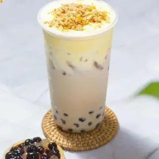 Hình ảnh trà sữa kem trứng