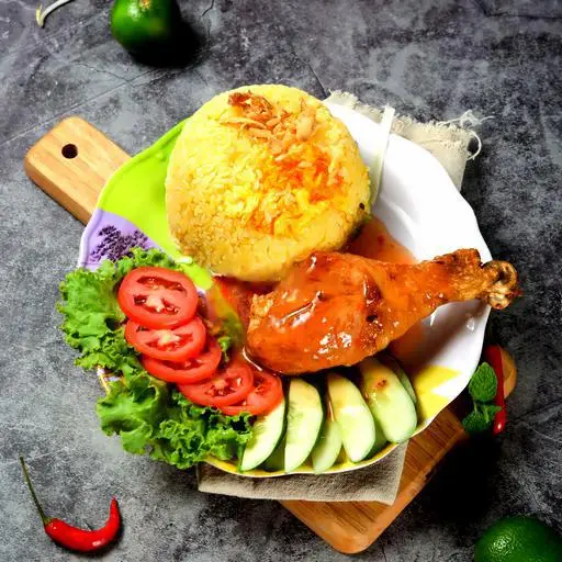 Hình ảnh Cơm Rang Gà Sốt