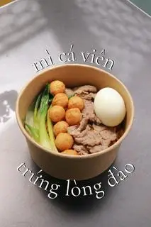 Hình ảnh Mì Trứng Lòng Đào Cá Viên