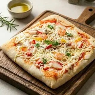 Hình ảnh Pizza Hải Sản Vuông